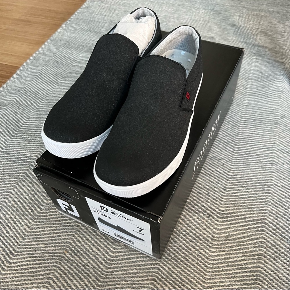 Footjoy womens retro slip ons